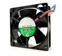 4E-DVB 12038 Dual Voltage AC Fan, 115/230V 4-Wire Dual Ball High Temp Cabinet Fan