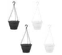 4er Set Colgante de Luces Maceta Plástico Cesa Flores Maceta Colgante Macetas