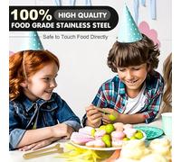 4er Set Herzförmige Zuckerwürfelzange - Gold Kaffeeclip | Kreative Multifunktionszange Für Küche Café Tee Kaffee Party Desserts | Edelstahl Servierzange Liebevoll Servieren