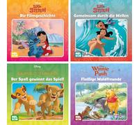 4er-Set Maxi-Mini 56: Disney Klassiker: Geschichten ab 3 Jahren mit Stitch, König der Löwen und Winnie Puuh im Mitnahmeformat
