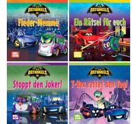 4er-Set Maxi-Mini 59: DC Batwheels: Set mit 4 Büchern ab 4 Jahren mit Batman für unterwegs zur neuen Vorschulserie