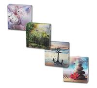 4er Set soundbox Sensor de Movimiento Sonidos Decoración Wellenrauschen