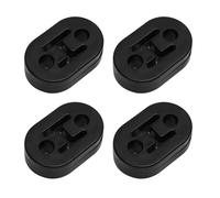 4er Universal Goma Montaje de Silenciador Soporte de Silenciador de 2 Agujeros para Coche Montaje de Silenciador de Goma Goma de Soporte de Silenciador Duradero y Reductor de Ruido Compatible