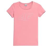 4F Camiseta de Mujer, Rosa Claro, M
