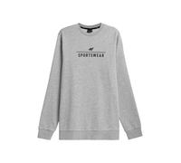 4F Camiseta deportiva gris claro / negro M gris claro / negro