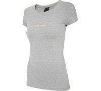 4F Camiseta para Mujer Firat, Mujer, Camiseta, H4Z20-TSD012-25M, Gris, Extra-Small
