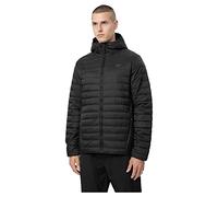 4F Down Jacket M085, negro intenso, XL para hombre, Negro Intenso, XL