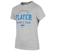 4F Junior Boy's T-Shirt JTSM007 Cold Light Grey Melange para NIÑOS Talla 164