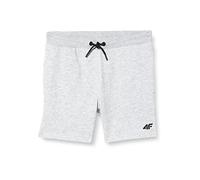 4F JUNIOR Shorts CAS M048 Color Cold Light Grey Melange Talla 152 para Hombre