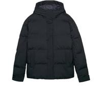 4F Plumífero de invierno para hombre M479 plumón sintético negro acolchado XXL