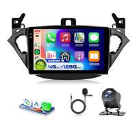 4G 128G VECHTEL 9" Radio para Coche con Bluetooth para Opel Corsa E 2015-2019/Adam 2013-2016 Carplay Android Auto,WiFi GPS,RDS/FM Radio con cámara de visión Trasera AHD