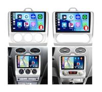 [4G+64G] 8Núcleos Radio Coche para Ford Focus Mk2 Mk3 Exi MT 2 3 2004-2011 Android 15 Carplay Inalámbrico Android Auto Radio de 9'' con GPS Bluetooth WiFi RDS DSP Pantalla Dividida SWC Cámara Trasera