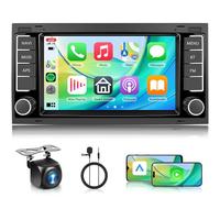 4G+64G 9'' Android Radio Coche para VW Touareg 2004-2011 VW Transporter T5 Multivan 2004-2009 con Carplay Android Auto Inalámbrico Nav GPS Mirror Link Bluetooth WiFi/FM/RDS/EQ/SWC Cámara Trasera