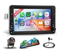 4G+64G Android 15 Radio Coche para Alfa Romeo 159 2004-2011 Brera Spider Sportwagon Inalámbrico Carplay Android Auto 7 Pulgadas Pantalla Táctil Radio GPS WiFi Bluetooth FM/RDS 32 EQ/SWC Cámara Trasera