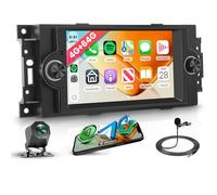 4G+64G Android Radio Coche para Jeep Compass Chrysler 300C PT Cruiser Dodge RAM 1500 2500 Inalámbrico Carplay Android Auto 7 Pulgadas Incell Pantalla Radio GPS Navi WiFi Bluetooth FM/RDS 32 EQ/SWC/USB