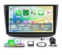 4G+64G Android Radio Coche para Mercedes Benz Viano 2004-2011/Vito 2010-2015 Inalámbricos Carplay Android Auto 10 Pollici Incell Pantalla Táctil Radio GPS WiFi Bluetooth FM/RDS EQ/SWC Cámara Trasera