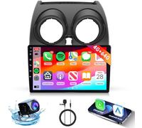 4G+64G Hodozzy Radio de Coche para Nissan Qashqai J10 2006-2016 con Carplay Android Auto Mirror Link, Pantalla Táctil de 9 Pulgadas con GPS,Bluetooth, WiFi, 32EQ,2 DIN Radio FM/RDS, Cámara