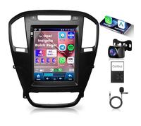 4G+64G Inalámbrico Carplay Android Radio Coche para Opel Insignia Buick Regal 2009-2013 9,7 Pulgadas Radio Coche con Android Auto GPS Navi WiFi Mirror Link Bluetooth FM/RDS/EQ/USB/SWC Cámara Trasera