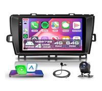 4G+64G Wireless Carplay Android 15 Autoradio per Toyota Prius 3 XW30 2009-2015 9 Pollici Incell Schermo Autoradio Android Auto GPS Navi WiFi Mirror Link Bluetooth FM/RDS EQ/SWC Telecamera Posteriore