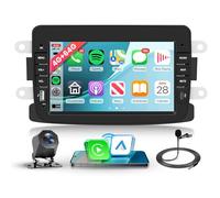 4G+64G Wireless Carplay Android Autoradio per Dacia Logan Dokker Duster Sandero Lodgy Renault Captur Symbol 7 Pollici Autoradio Android Auto GPS Navi WiFi Bluetooth FM/RDS/32 EQ Telecamera Posteriore