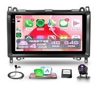 4G+64G Wireless Carplay Android Radio de Coche para Mercedes Benz A/B Class W169 W245 B200 W639 Vito Viano W906 Sprinter 9 Pulgadas Incell Pantalla Radio Android Auto GPS Navi WiFi Bluetooth FM/RDS EQ