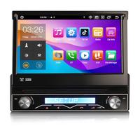 [4G+64GB] 8-Core Android 14 Universal 1 DIN Estéreo de Coche DVR CarPlay Sat Nav Dab+ OBD WiFi CD/DVD