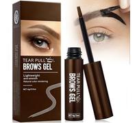 4g Colorante para Cejas Peel Off,tinte para cejas de fácil peel off,Tinte para cejas de Larga Duración,Apariencia duradera y completo,ideal para uso diario,Marrón Oscuro