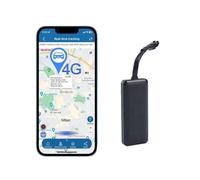 4G GPS Tracker for Cars, Motorcycles, Trucks, RVs, and Taxis - Mini Real-Time GPS Tracking Device with Theft Alarm, SIM Card Required, Waterproof, Works with iOS/Android/Web