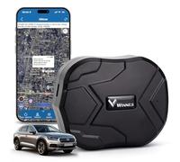 4G Localizador GPS para Coche con Imán, Batería 10000 mAh, Rastreador GPS sin Suscripción con SIM, IP65 Impermeable, Seguimiento en Tiempo Real, Alertas Antirrobo y Geovalla, para Vehículos y Barco