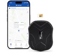 4G Localizador GPS para Coche con Imán sin Suscripción, Rastreador de Vehículos con Batería 5000 mAh, Seguimiento en Tiempo Real, Alertas Antirrobo y Geovalla, GPS Tracker con Tarjeta SIM TK905