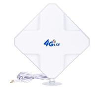 4G LTE Antena CRC9 Connector de Alto Rendimiento. Dual Mimo Amplificador de Señal Exterior Receptor 35dbi Alto Ganancia de Red de Larga Distancia Ethernet para WiFi Router Banda Ancha Móvil (CRC9)
