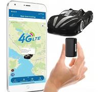 4G Mini GPS rastreador en tiempo real en vivo para coche, moto, mascotas, niños y documentos, con función de alarma de aplicación