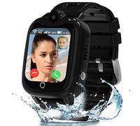 4G Reloj Inteligente Niño, Smartwatch Niños con GPS y Llamadas, Reloj GPS Niños Localizador, SOS, Modo Clase, Videollamada, Chat de Voz, Impermeable, Despertador,Regalo Reloj Inteligente Niñas y Niños