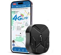 4G Trazador GPS Coche con micrófono imán Incorporado fijación Segura con Alerta antirrobo en Tiempo Real y Larga duración localizadores de Objetos geolocalizador antirrobo Alarma TK905B-10000mah