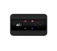 4G WiFi PortáTil Bolsillo Antena Externa Puerto CRC9 Hotspot Router LTE InaláMbrico MóVil Desbloqueado con Ranura para Tarjeta Sim Negro
