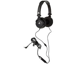 4Gamers - Pro 4-10 Auricular Estéreo Licenciado, 40Mm De Diámetro, Micrófono Flexible, Negro (PS4)