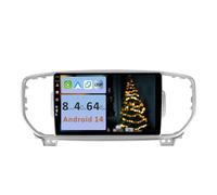 [4GB+64GB] Android 14 2 DIN Autoradio para KIA Sportage KX5 2016-2018-[Integrado CarPlay/Android Auto/DSP/GPS]-IPS 9 Pulgada Touch Screen-CAM+Mic-Dab/Bluetooth 5.0/AHD Cámara