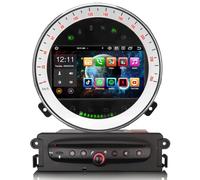 4GB+64GB Android 14 8 Core Radio Coche Autoradio Carplay & Android Auto para BMW Mini Cooper R56 R55 R57 Cooper S Countryman Navegador GPS para Coche DSP Bluetooth 5.0 WiFi Dab+ IPS