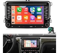 4GB+64GB Radio Android para VW Golf 7 Passat Tiguan Jetta Polo Beetle con Conector Original VW Quadlock de 52 Pines, Wireless CarPlay Android Auto DSP GPS WiFi Cámara Trasera