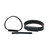 4GB Pulsera Forma Flash Drive USB 2.0 Flash Drive Memory Stick Thum Drive USB Drive USB Flash Disco U Disco USB de Memoria Flash Pen Drive de Disco de Almacenamiento Externo USB pendrive (Black)