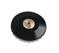4inch 5inch Snail Lock Back Pad 100mm Aluminum Rubber Adapter Back Pad, Used for Diamond Edge Polishing Pad Bracket M14 M5/8-11 Thread(125MM 5/8-11)