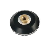 4inch 5inch Snail Lock Back Pad 100mm Aluminum Rubber Adapter Back Pad, Used for Diamond Edge Polishing Pad Bracket M14 M5/8-11 Thread(100MM 5/8-11)