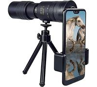 4K 10-300X40mm Super Teleobjetivo Zoom Monocular Telescopio HD Óptica Cámara Teléfono Lente Telescopio con trípode para teléfono Inteligente