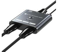 4K 240Hz HDMI 2.1 Bi-Directional Switch - 2 en 1 Out Switcher/1 in 2 Splitter Support 8K@60Hz & 4K @ 60Hz,Compatible con PS5,Xbox, Roku Firestick, ordenadores, etc
