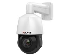 4K 8MP PTZ PoE Cámara IP para Exterior, Giratoria 360°, Inclinación 90°, Zoom Óptico 18x, Seguimiento Humano, Detección Humana y Vehículo, Tallo Bidireccional, Visión Nocturna IR 100M