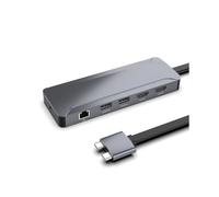 4K -Compatible Gigabit Ethernet PD 100W Expansion Hub Dual Type-C for / Pro Expansion Dock