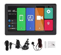 4K Dash CAM Pantalla de 7 Pulgadas Lente Dual inalámbrico Salida Auxiliar Monitor de estacionamiento Sensor G para Coche camión