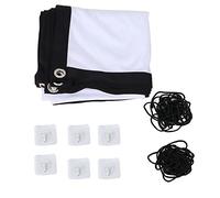 4K Projector Screen, High Definition Portable Projection Screen, Anti - Crease Foldable Movies Screen with 6 Hooks and 2 Ropes for Home Theater, Office, Classroom, Outdoor Movie Ni (60 Inches 16:9