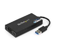 StarTech.com Adaptador Gráfico Externo USB 3.0 a HDMI - UltraHD 4K 30Hz - Certificado DisplayLink - Conversor USB-A a HDMI para Monitor - Tarjeta Gráfica Externa de Vídeo - Mac y Windows