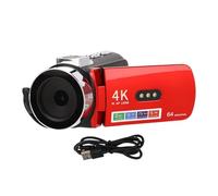 4k Video Camera, Camcorder Built in 3 LED Fill Lights 64mp WiFi Vlog Camera with 3.0 Inch 180 Degree Rotation Screen for Kids Teens Adult Travel Photography
